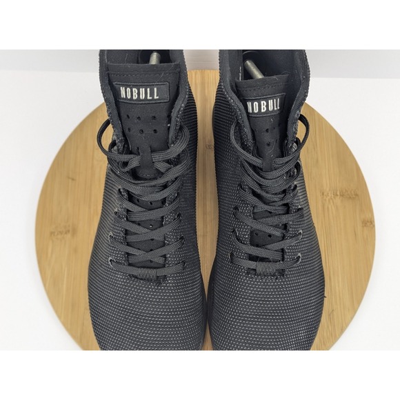 Nobull Outwork High Top Shoes Mens 12.5 Black Gum Gym Workout Athletic Sneakers - Picture 9 of 11